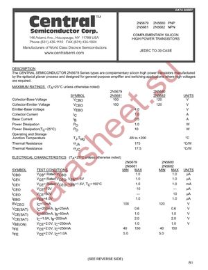 2N5682 datasheet  